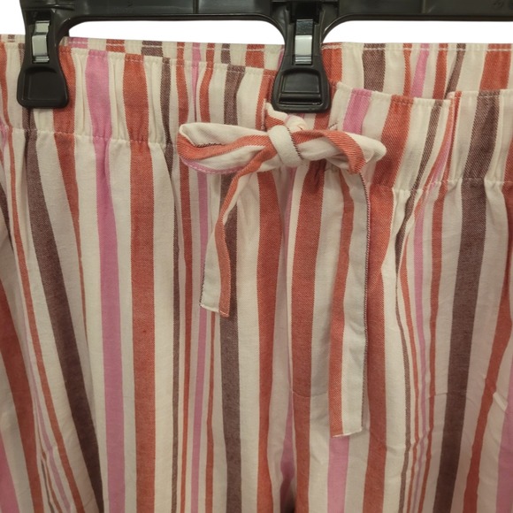 Auden Women's Size XXL Striped Flannel Pajama Pants Red/Pink - Picture 5 of 9